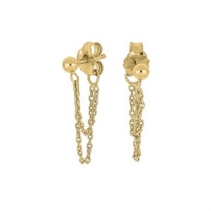 Nordahl Jewellery - CANDY52 Ohrringe mit Kugel aus vergoldetem Stahl